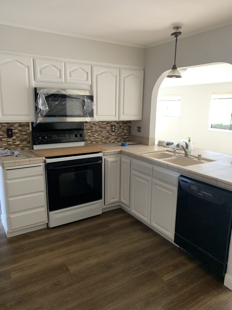 Completed Kitchen Cabinet | Conroe, TX | Musselman Painting