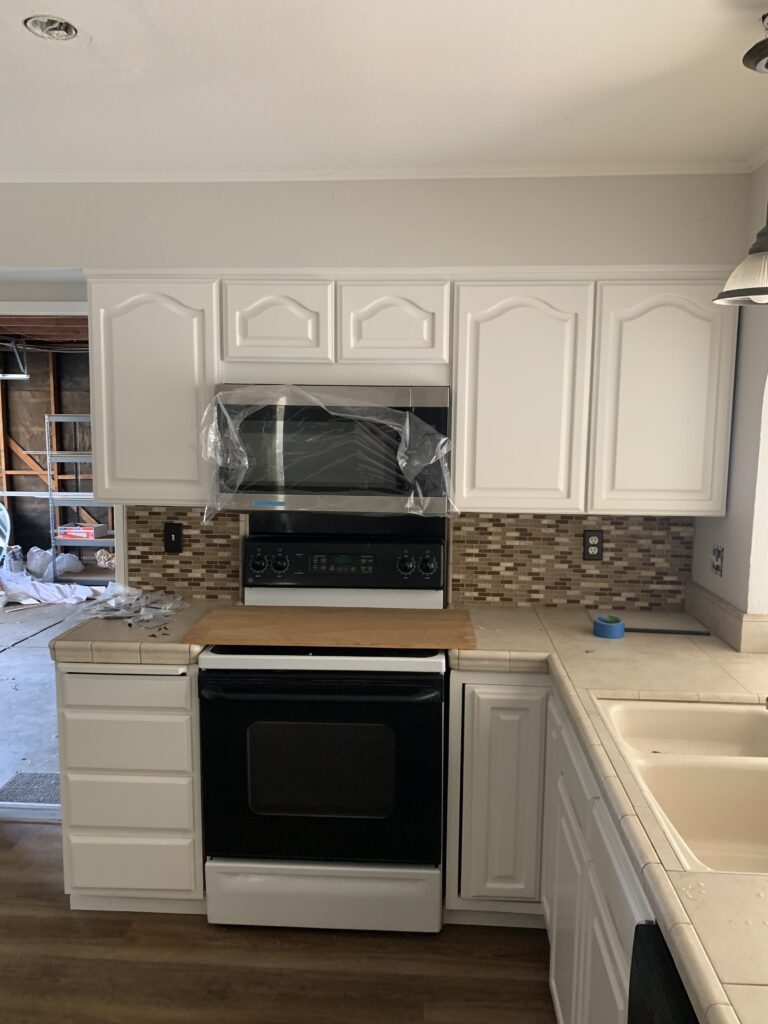 New Cabinets Installation | Conroe, TX | Musselman Painting