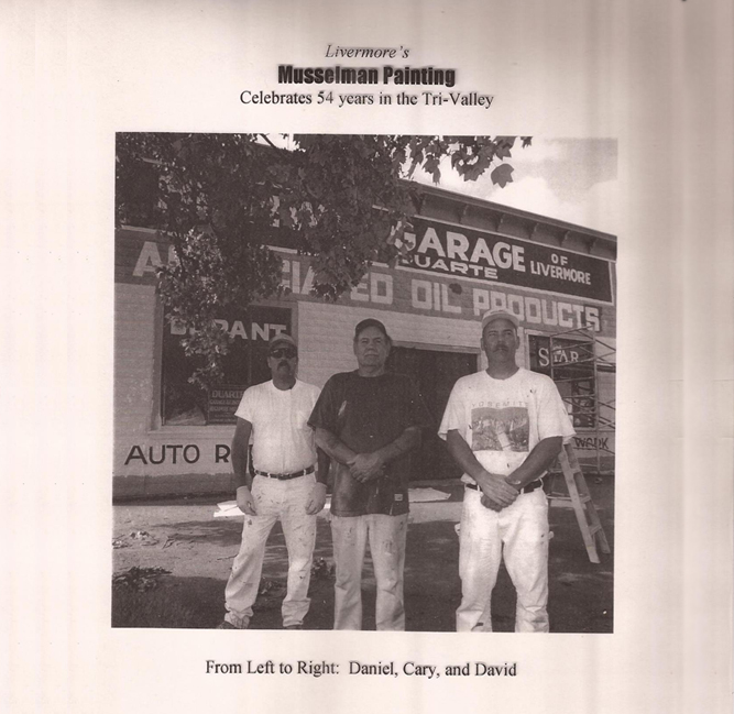 Cary musselman with his sons daniel & dave | conroe, tx | musselman painting