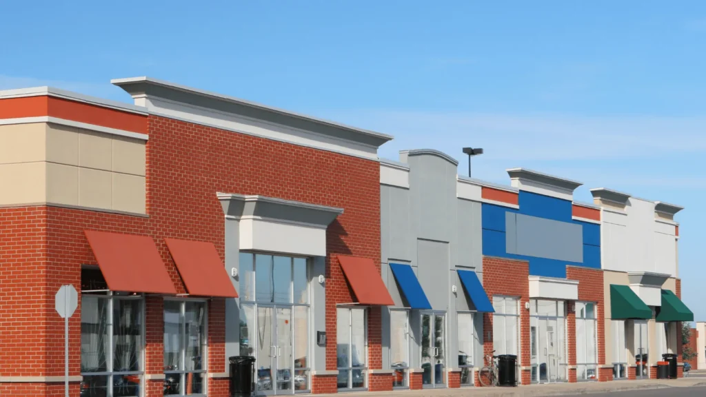 Commercial exterior painting services